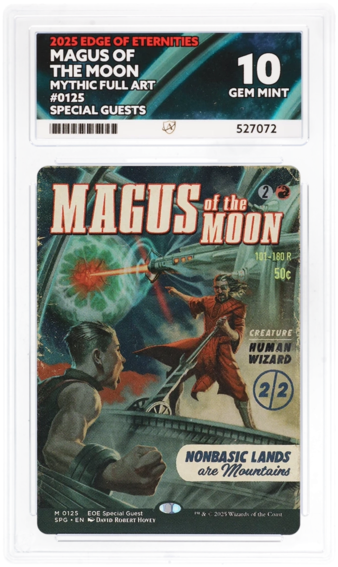 MTG | 2025 Edge Of Eternities | Magus Of The Moon | Mythic Rare | 0125 | ACE | Grade 10