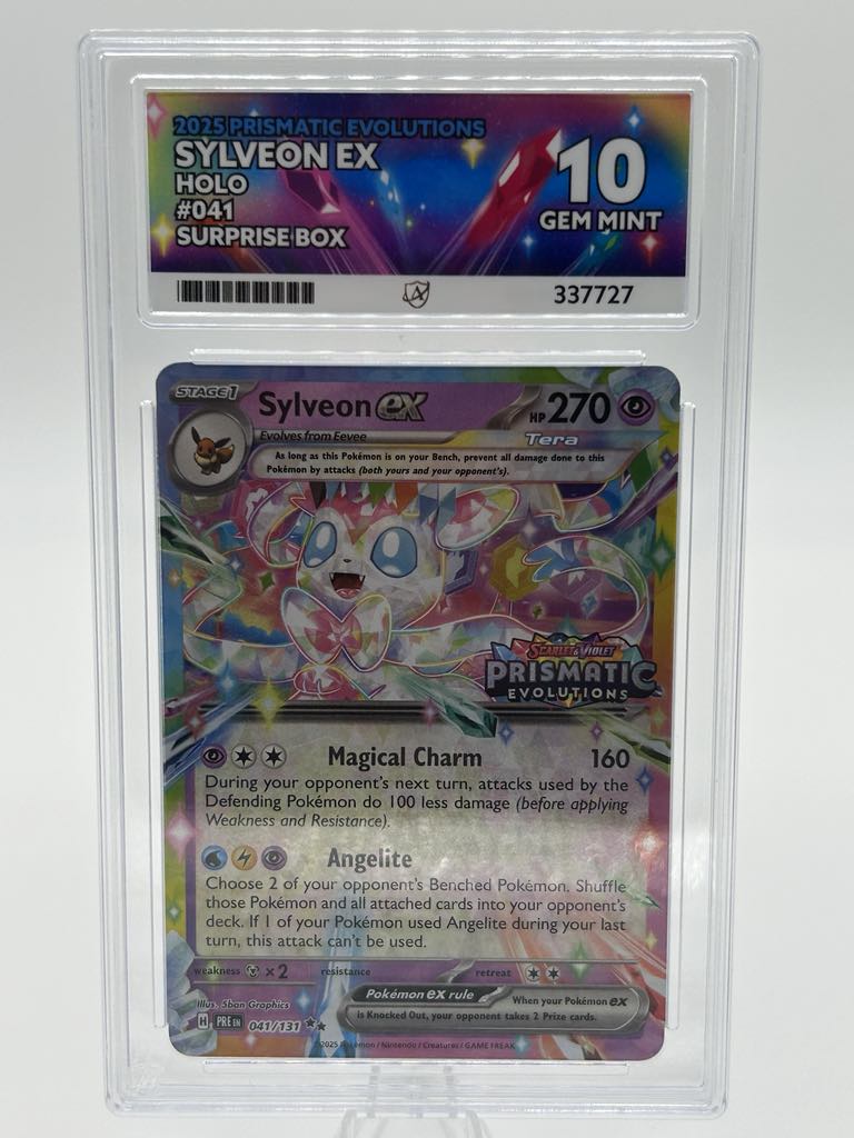 Sylveon Ex *Prismatic Stamped* | 041/131 | Prismatic Evolutions | ACE | Grade 10