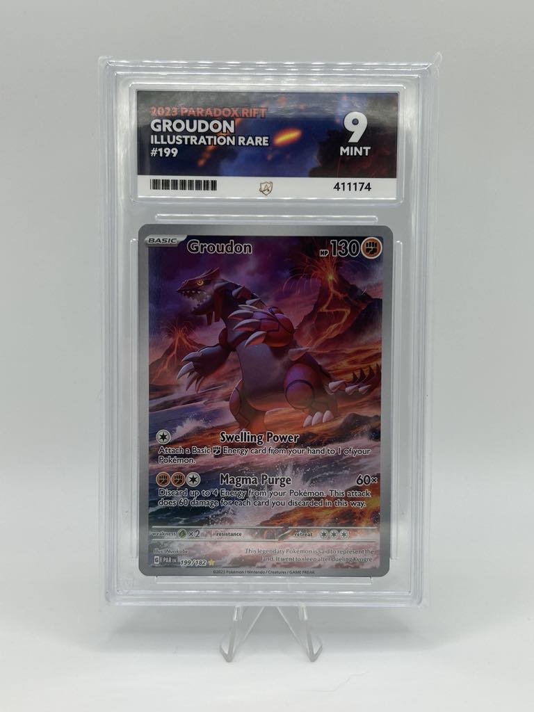 Groudon | 199/182 | Paradox Rift | ACE | Grade 9