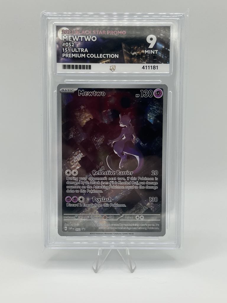 Mewtwo | Black Star Promo 52 | 151 | ACE | Grade 9