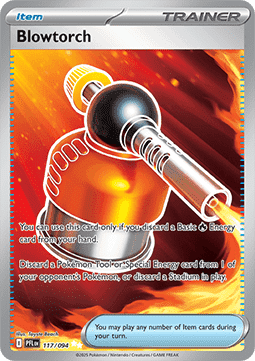 Single | Mega Evolution | Phantasmal Flames | 117/094 | Blowtorch | ENG