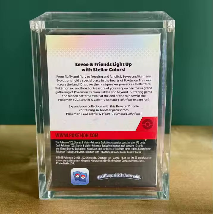 Acrylic Protection Box - Pokémon 6 Pack Booster Box