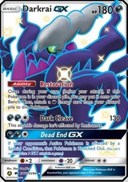 Single | Sun & Moon | Hidden Fates | Darkrai GX | SV70/SV94 | ENG