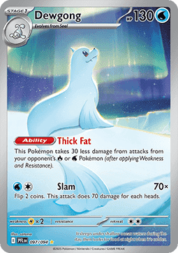 Single | Mega Evolution | Phantasmal Flames | 097/094 | Dewgong | ENG