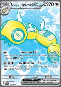 Single | Scarlet & Violet | Journey Together | Dudunsparce ex | 178/159 | ENG