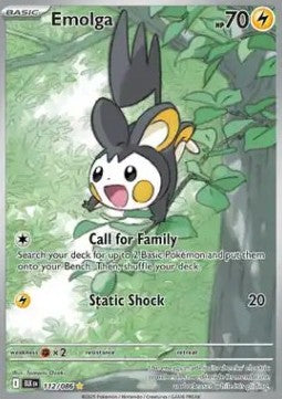 Single | Scarlet & Violet | Black Bolt | Emolga | 112/086 | ENG
