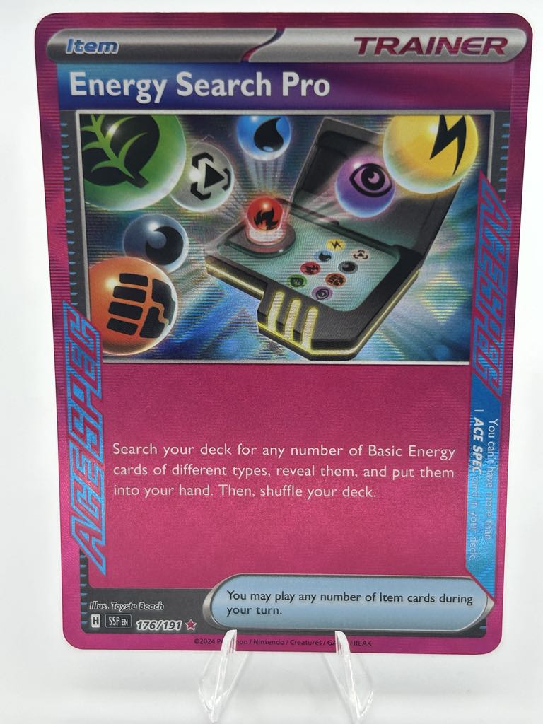 Energy Search Pro (Foil) | 176/191 | Surging Sparks | Raw | NM