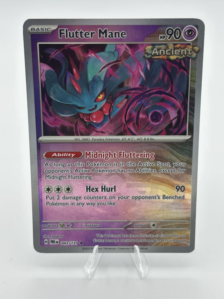 Flutter Mane - Pokeball (Holo) | 43/131 | Prismatic Evolutions | Raw | NM