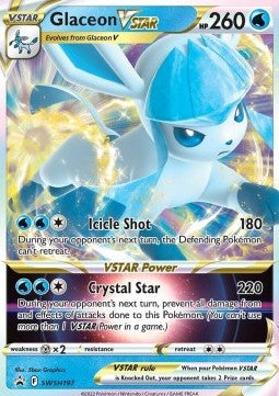 Single | Sword & Shield | Black Star Promo | Glaceon V Star | SWSH197 | ENG