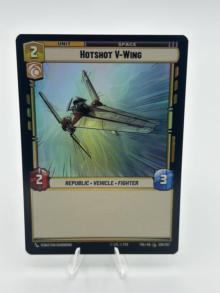 Hotshot V-Wing | Star Wars Unlimited | Twilight Of The Republic | Raw | NM