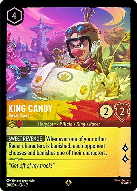 King Candy | Lorcana | Reign of Jafar | Raw | NM
