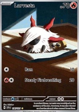 Single | Scarlet & Violet | Surging Sparks | Larvesta | 196/191 | ENG