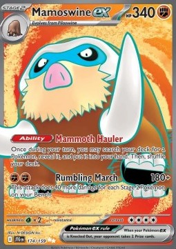 Single | Scarlet & Violet | Journey Together | 174/159 | Mamoswine ex | ENG