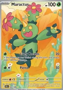 Single | Scarlet & Violet | Black Bolt | Maractus | 093/086 | ENG