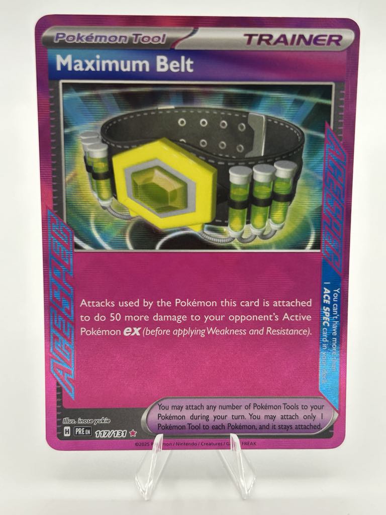 Maximum Belt (Foil) | 117/131 | Prismatic Evolutions | Raw | NM