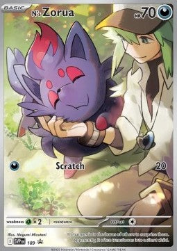 Single | Scarlet & Violet | Black Star Promo | N's Zorua | 189 | ENG