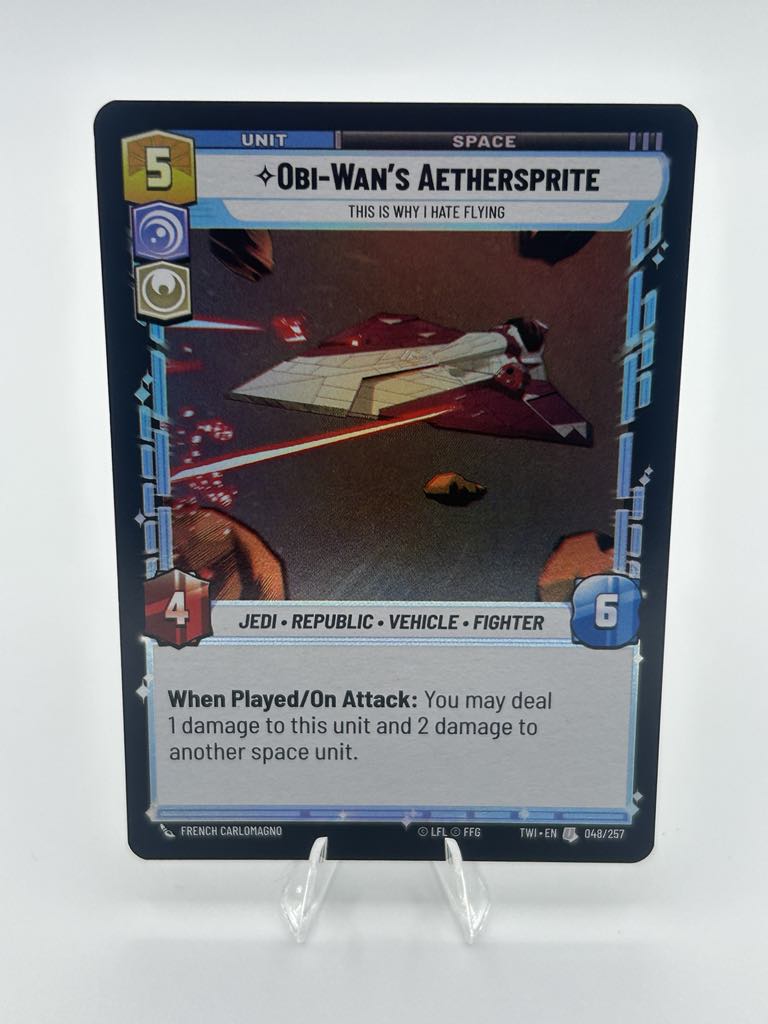 Obi-Wan's Aethersprite | Star Wars Unlimited | Twilight Of The Republic | Raw | NM