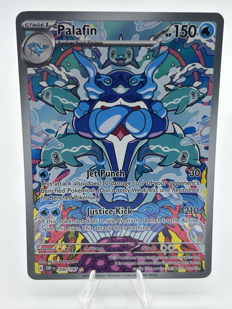 Palafin (Holo) | 200/197 | Obsidian Flame | Raw | NM