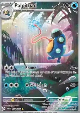 Single | Scarlet & Violet | Black Bolt | Palpitoad | 104/086 | ENG