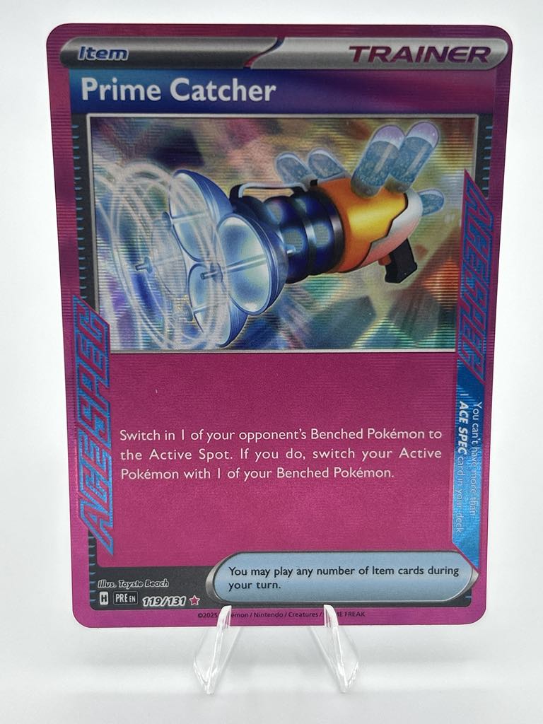 Prime Catcher (Foil) | 119/131 | Prismatic Evolutions | Raw | NM