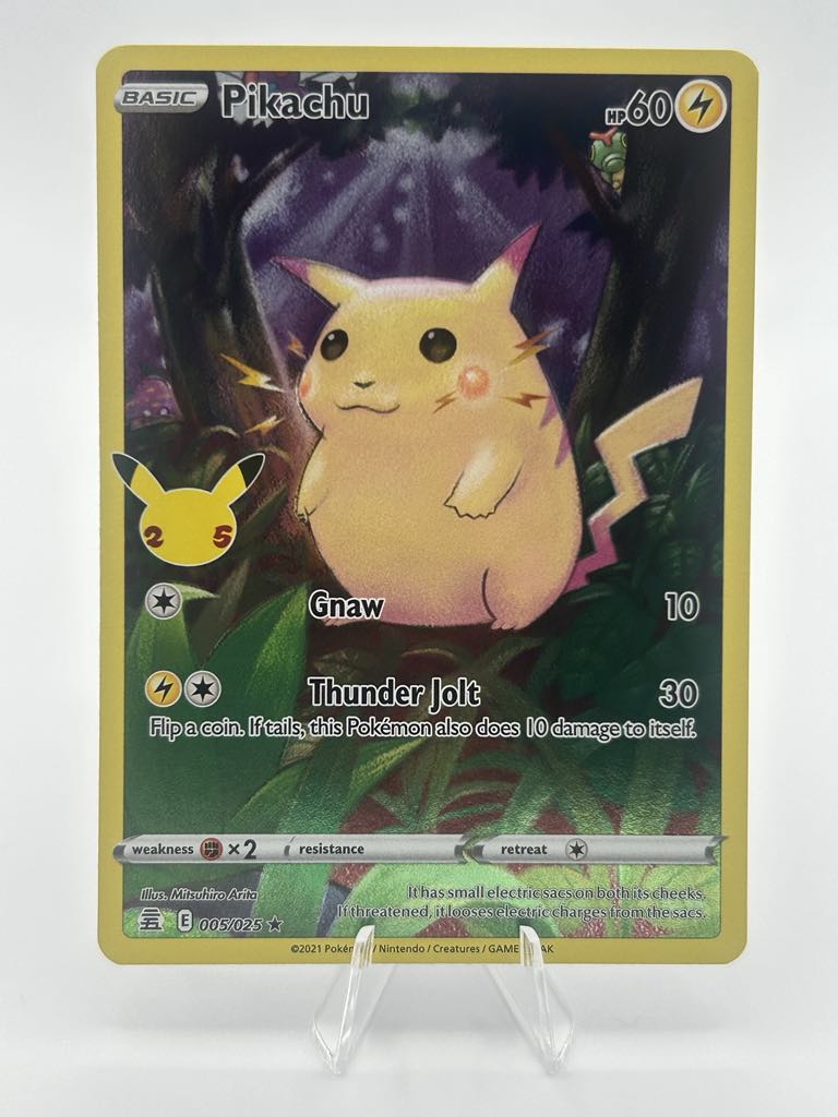 Pikachu (Holo) | 05/25 | Celebrations 25th Anniversary | Raw | NM