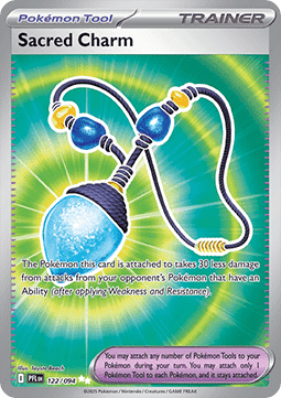 Single | Mega Evolution | Phantasmal Flames | 122/094 | Sacred Charm | ENG