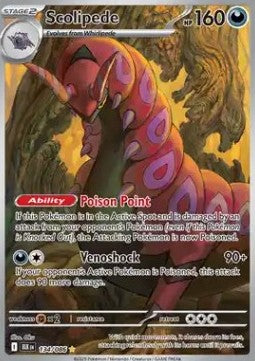 Single | Scarlet & Violet | Black Bolt | Scolipede | 134/086 | ENG