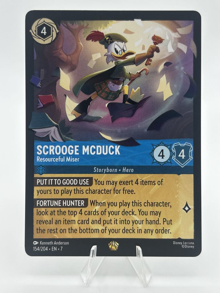 Scrooge McDuck | Lorcana | Archazia's Island | Raw | NM