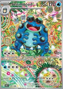 Single | Scarlet & Violet | Black Bolt | Seismitoad | 105/086 | ENG