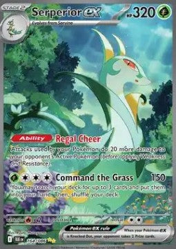 Single | Scarlet & Violet | Black Bolt | Serperior ex | 164/086 | ENG