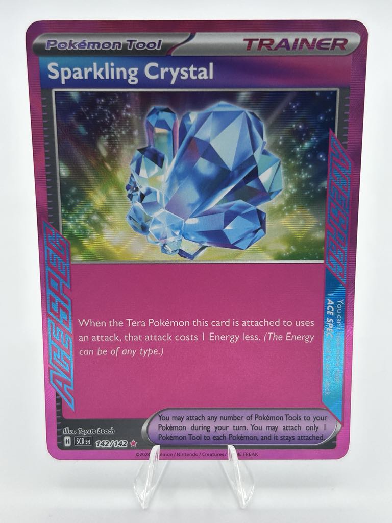 Sparkling Crystal (Foil) | 142/142 | Stellar Crown | Raw | NM