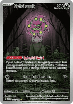 Single | Mega Evolution | Base Set | Spiritomb | 148/132 | ENG
