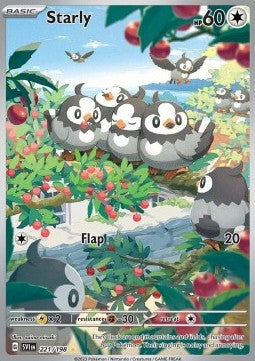 Single | Scarlet & Violet | Base Set | 221/198 | Starly | ENG