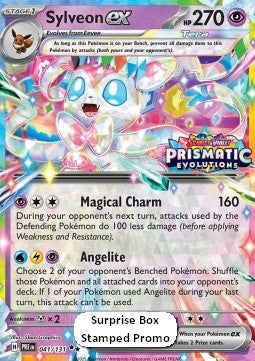 Single | Scarlet & Violet | Prismatic Evolutions (STAMPED PROMO) | Sylveon | 041/131 | ENG