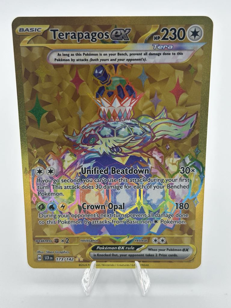 Terapagos (Holo) | 173/142 | Stellar Crown | Raw | NM