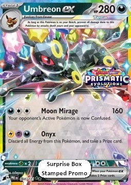 Single | Scarlet & Violet | Prismatic Evolutions (STAMPED PROMO) | Umbreon | 060/131 | ENG