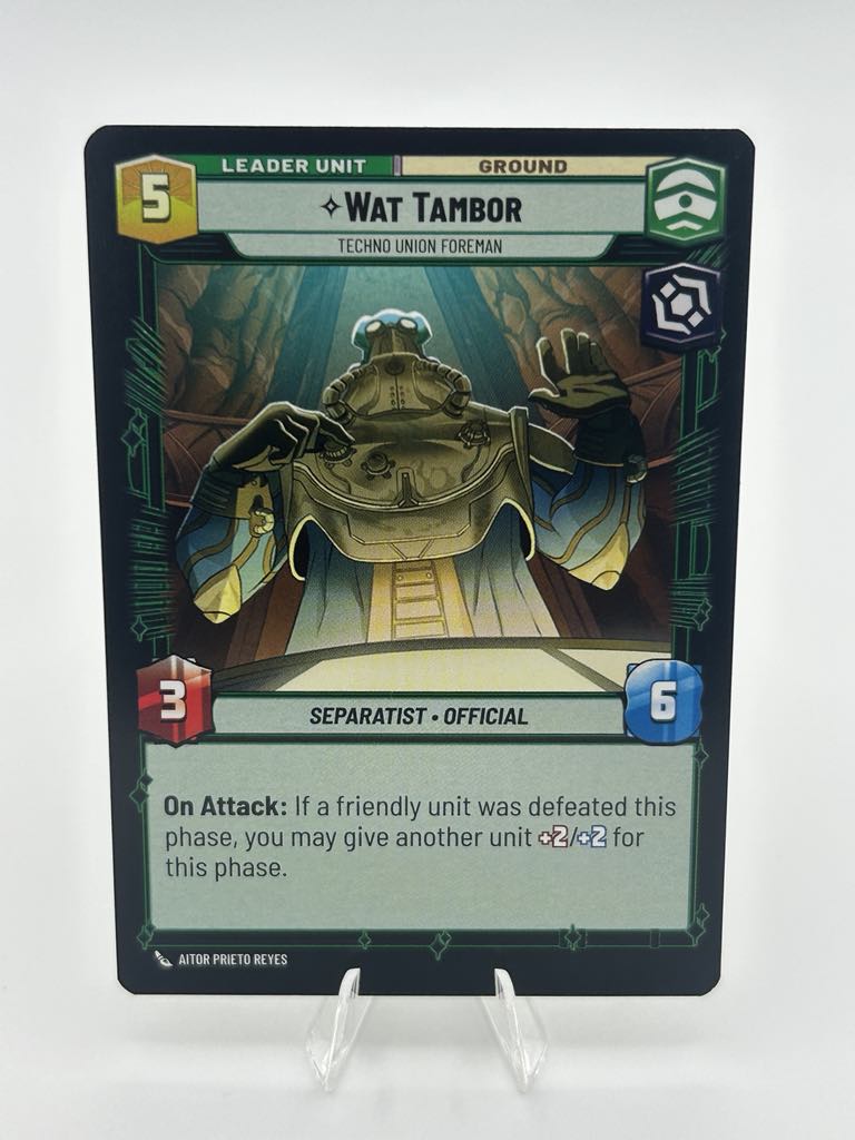 Wat Tambor | Star Wars Unlimited | Twilight Of The Republic | Raw | NM