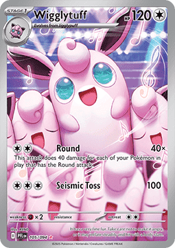 Single | Mega Evolution | Phantasmal Flames | 105/094 | Wigglytuff | ENG