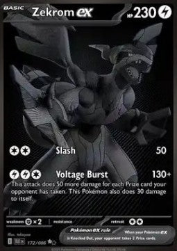 Single | Scarlet & Violet | Black Bolt | Zekrom ex | 172/086 | ENG