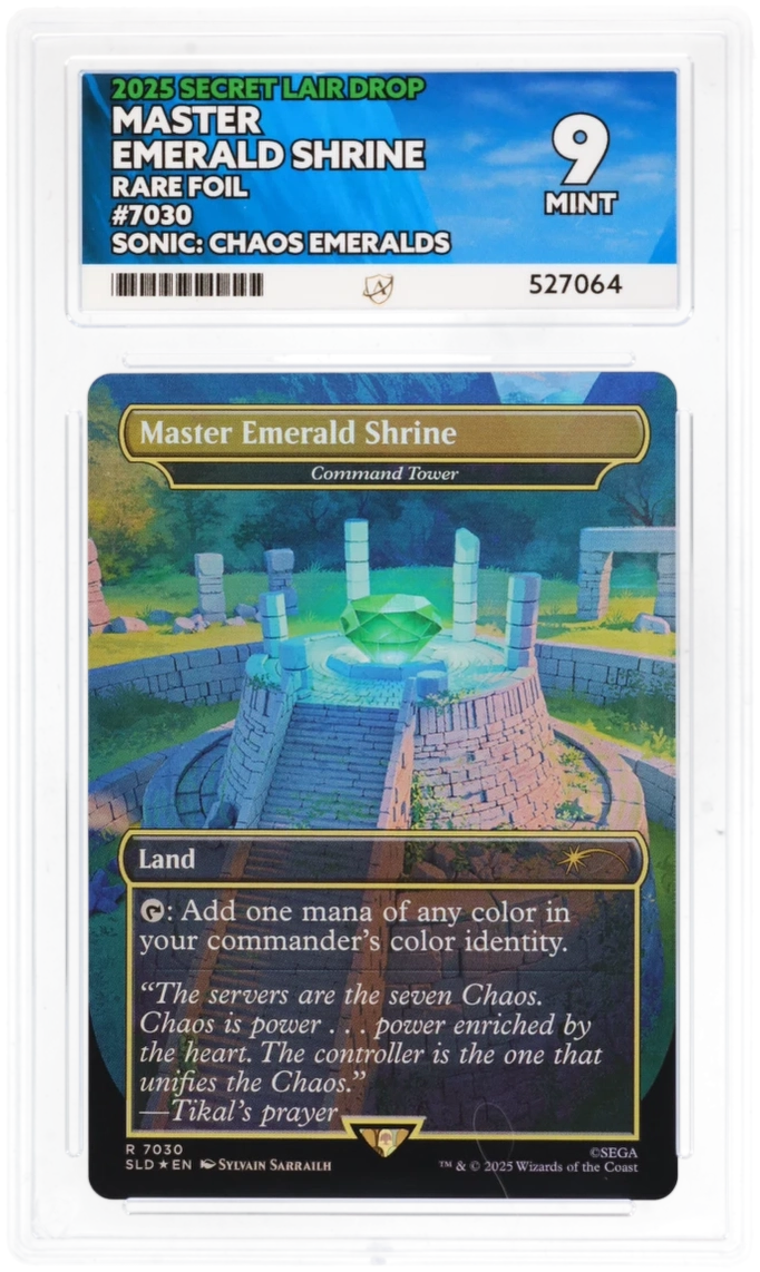 MTG | 2025 Secret Lair Drop | Master Emerald Shrine | Rare | 7030 | ACE | Grade 9