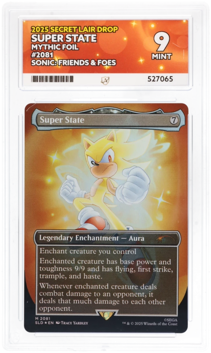 MTG | 2025 Secret Lair Drop | Super State | Mythic Rare | 2081 | ACE | Grade 9