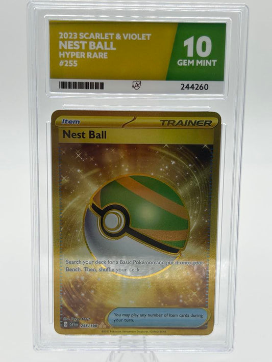 Nest Ball | 255/198 | Scarlet & Violet | ACE | Grade 10