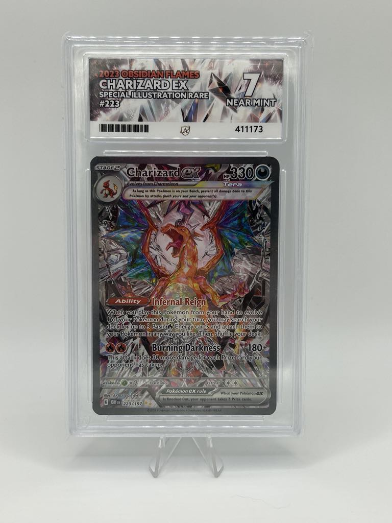 Charizard Ex | 223/197 | Obsidian Flames | ACE | Grade 7
