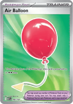 Single | Mega Evolution | Base Set | Air Balloon | 166/132 | ENG