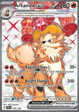 Single | Scarlet & Violet | Base Set | 224/198 | Arcanine ex | ENG