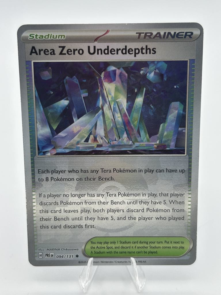Area Zero Underdepths - Pokeball (Holo) | 94/131 | Prismatic Evolutions | Raw | NM