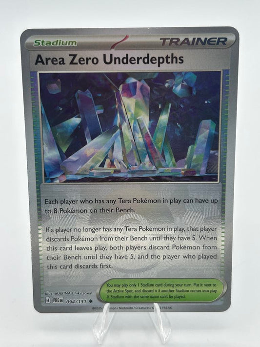 Area Zero Underdepths - Pokeball (Holo) | 94/131 | Prismatic Evolutions | Raw | NM
