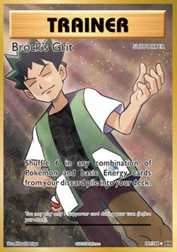 Single | XY | Evolutions | Brock's Grit | 107/108 | ENG