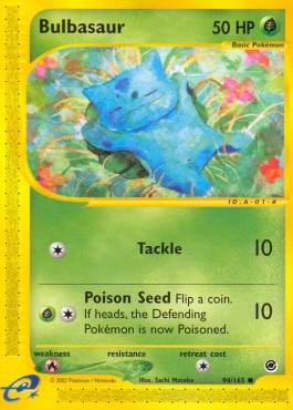 Single | Expeditions | Base Set | Bulbasaur | 94/165 | ENG