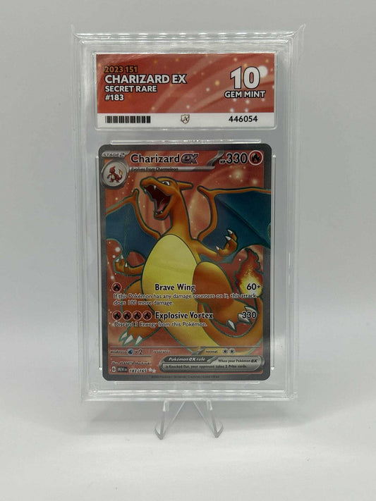 Charizard Ex | 183/165 | 151 | ACE | Grade 10